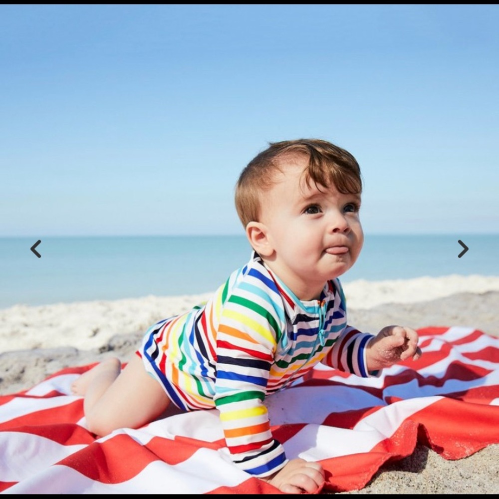 Primary Rainbow Rashguard 6-12mth